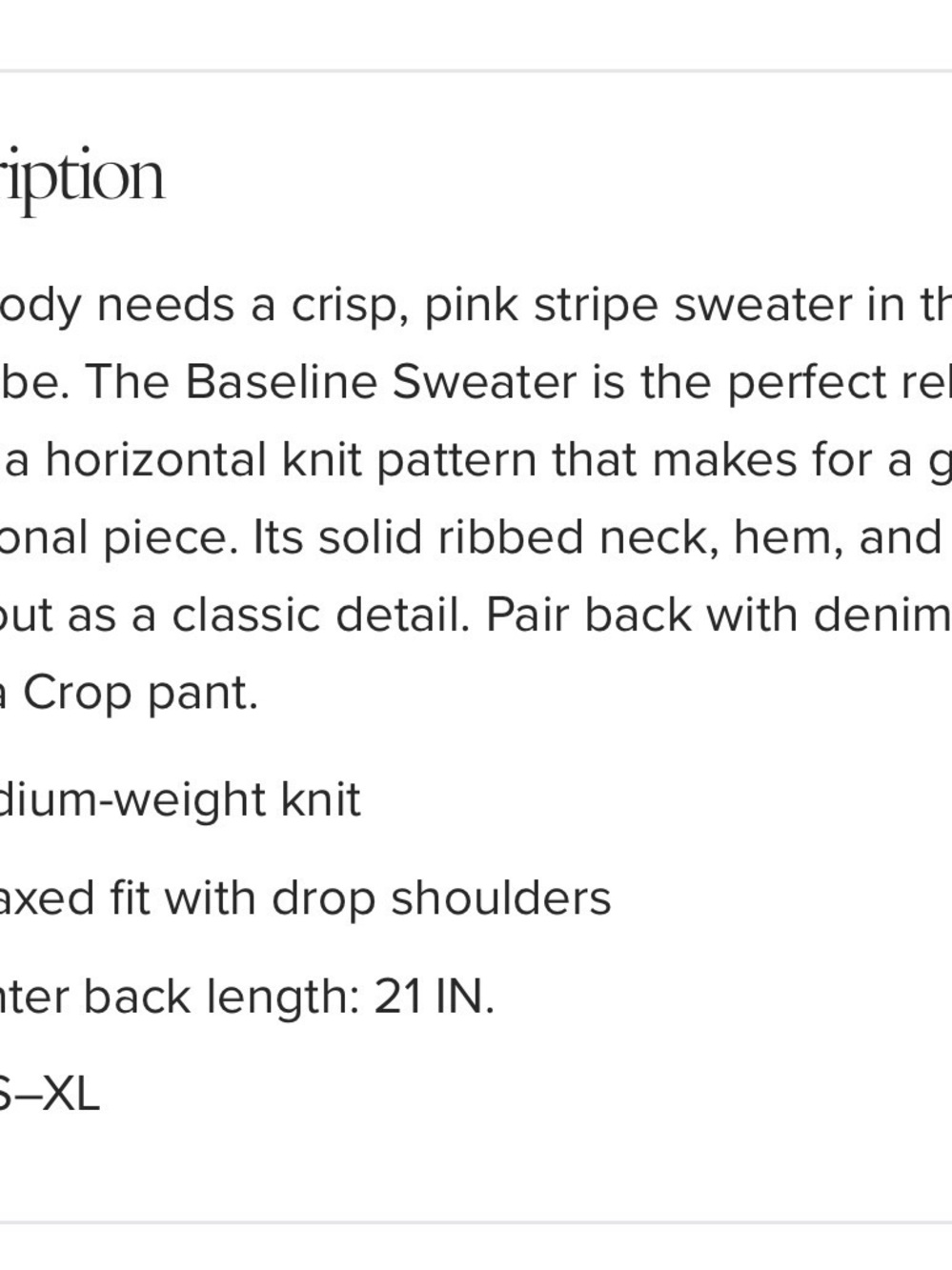 Cabi Baseline Sweater - Picture 5 of 5